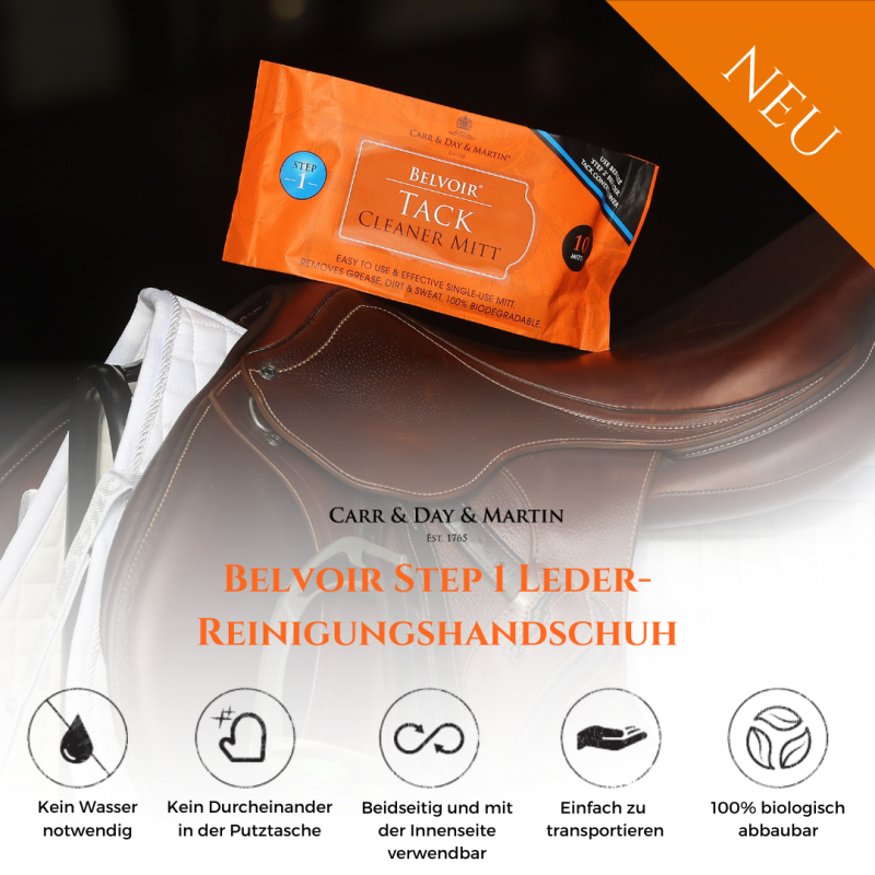 Beschreibung der Lederreinigungshandschuhe